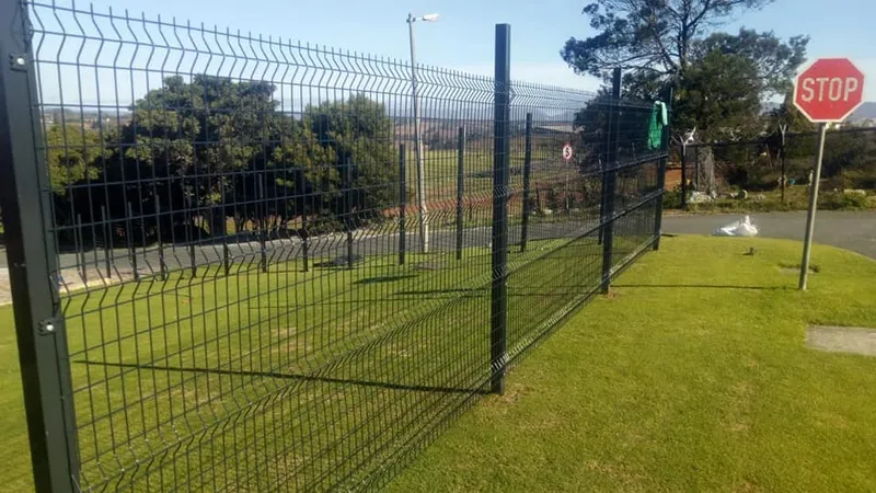 Clearview perimeter fencing at commercial premises