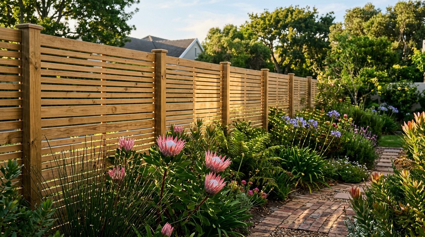 Wooden & Timber Fencing in Cape Town